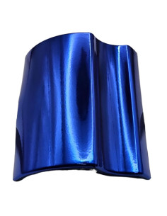 film covering chrome bleu