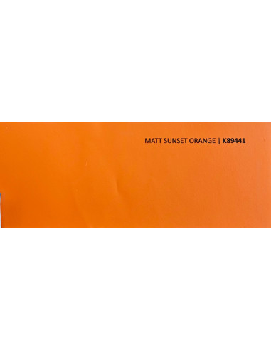 Orange Mat-K89441 Sunset Orange Matt