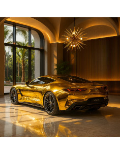 Vinyle adhésif chrome Or 2