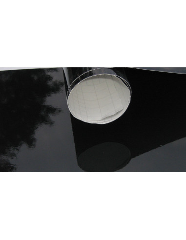 vinyle covering noir brillant