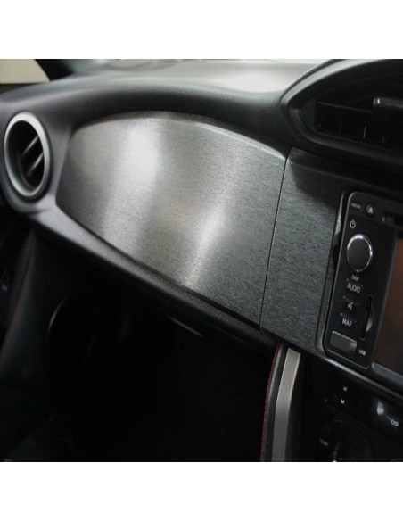 film covering alu brossé noir