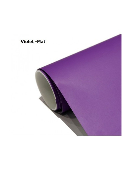 vinyle adhesif mat violet