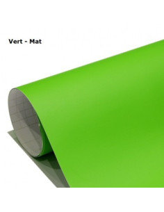 Vinyle adhésif vert pomme mat