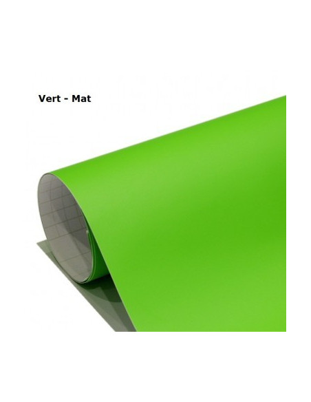 Vinyle adhésif vert pomme mat