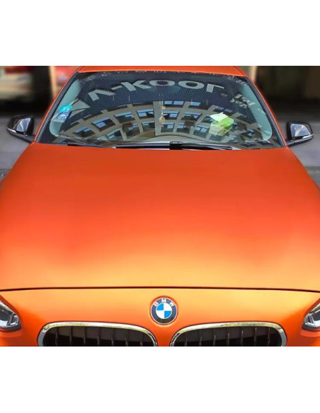 covering orange mat chrome