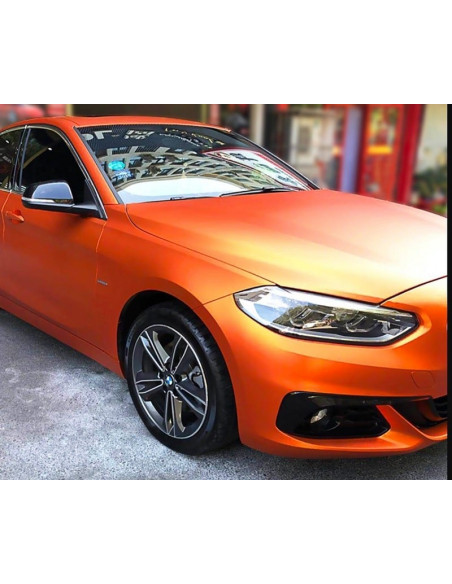  Film covering chrome mat bleu satiné