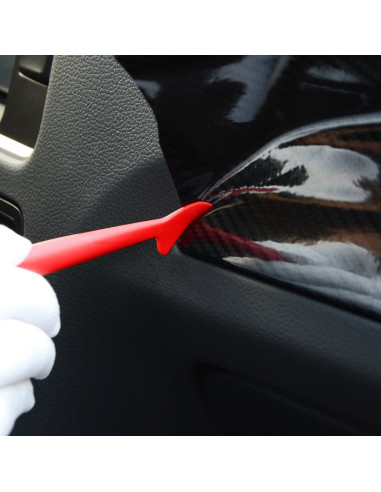 mini raclette covering dur pour courbes et bords etroits