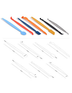 kit de 7 mini raclette magnétique pour vinyle     2